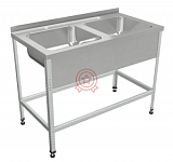 Ванна моечная цельнотянутая "Бизнес" ВМЦБ 1002/6 1000х600х860 мм фото